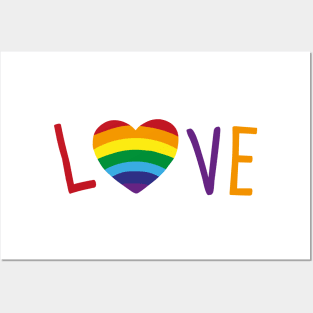 Love RAINBOW Posters and Art